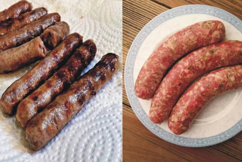 How long to freeze cooked or uncooked Sausage