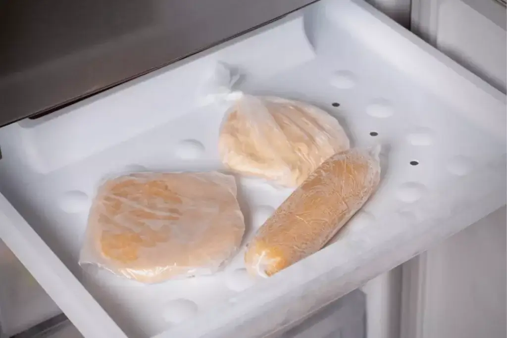 Defrost Bread in Refrigerator