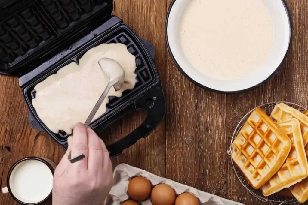 Make Mini Waffles Step by Step