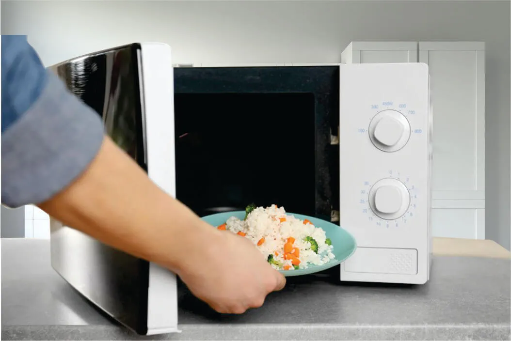 Reheating Rice in the Microwave