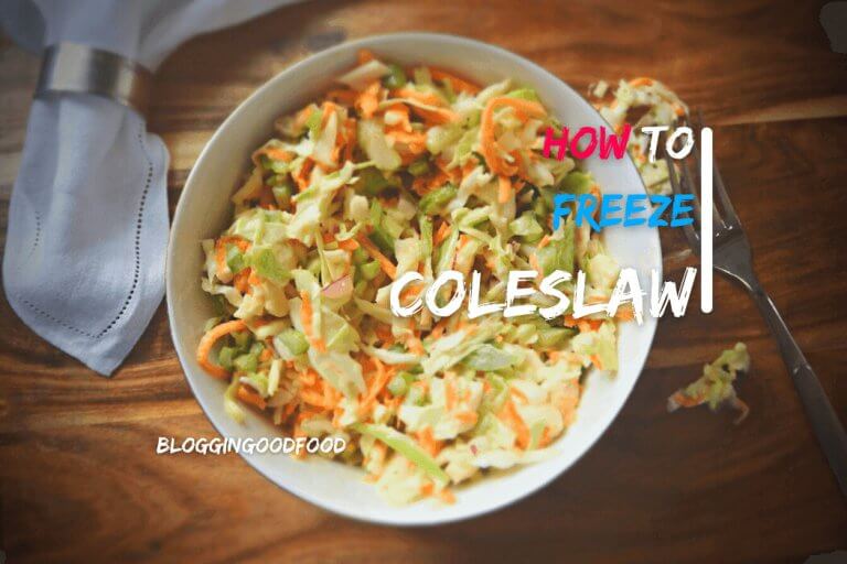 How to Freeze Coleslaw without Ruining It?