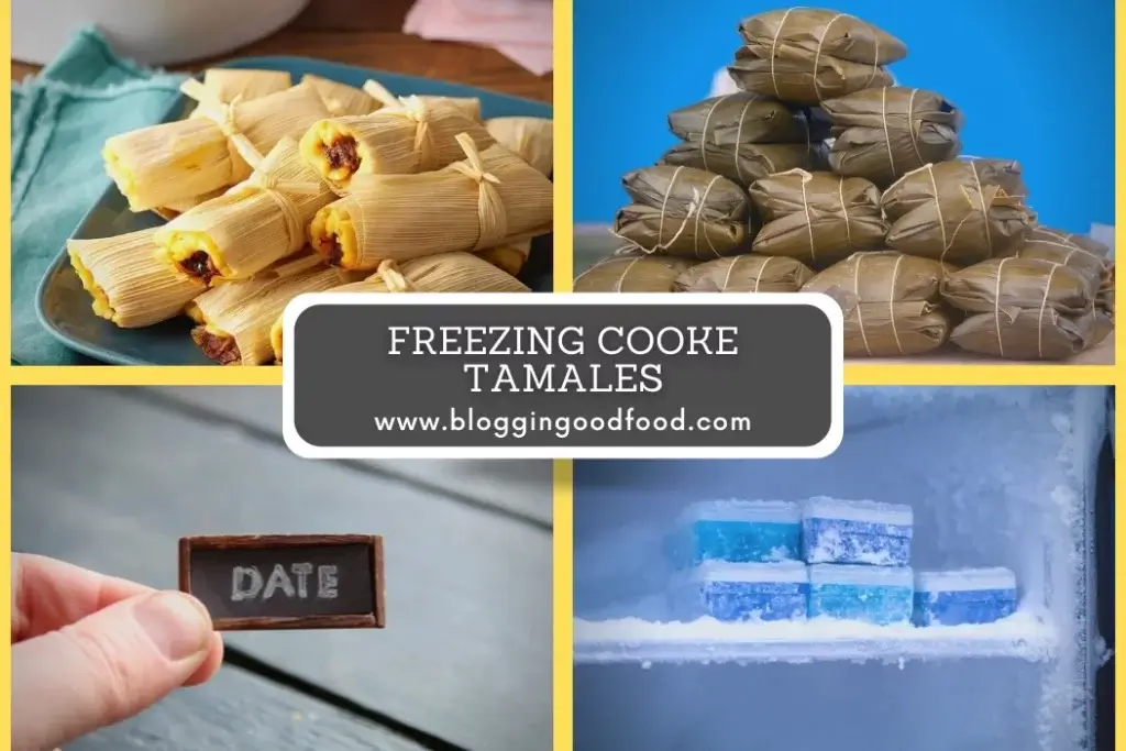 Following Steps to Freeze Cooke Tamales