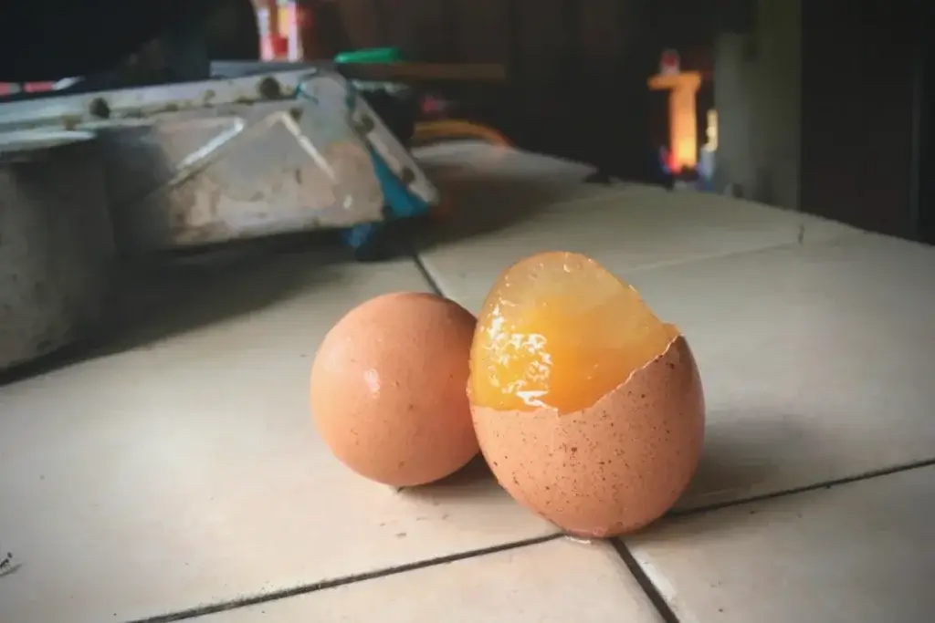Freezing Hard Boiled Egg