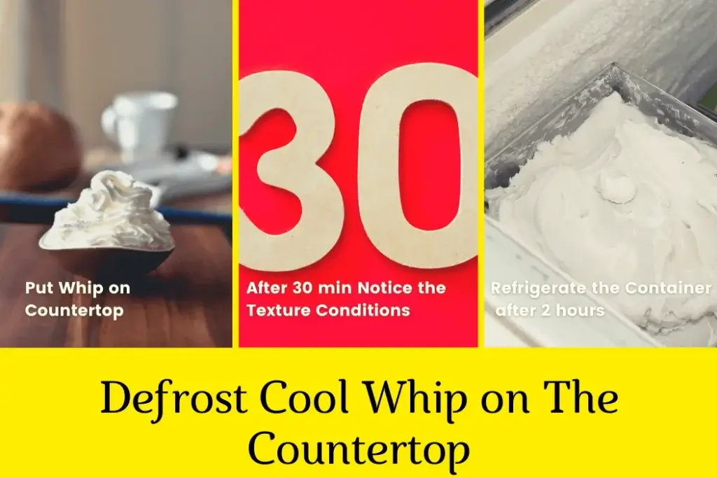 Defrost Cool Whip on The Countertop