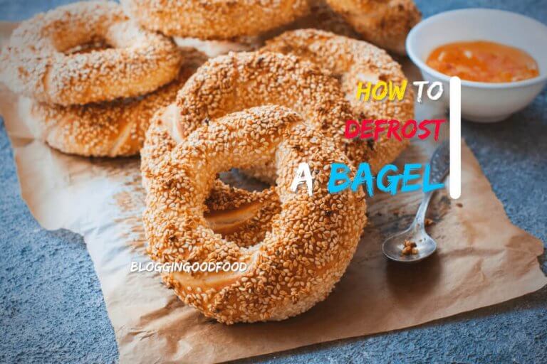 How to Defrost a Bagel?