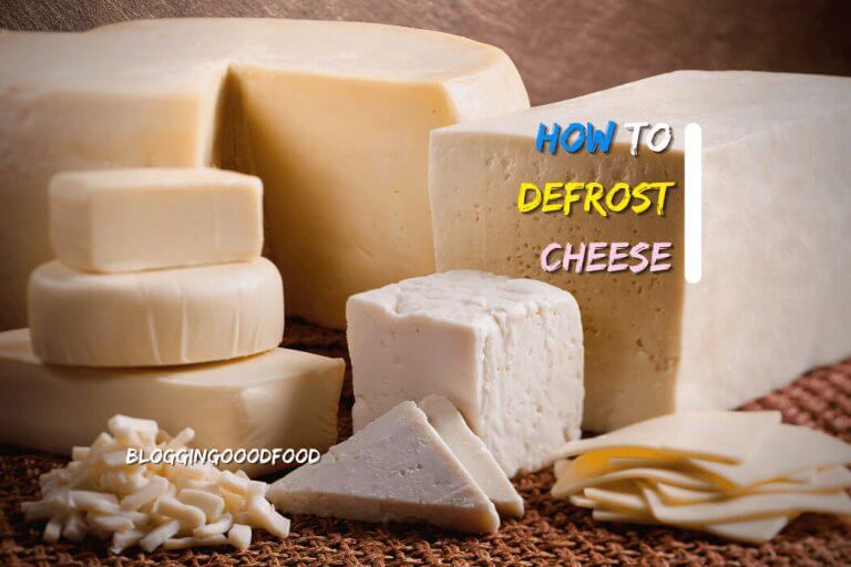 How to Defrost Cheese?