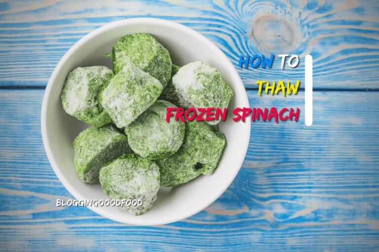 How to Thaw Frozen Spinach?