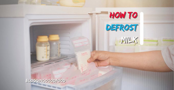 How to Defrost Milk